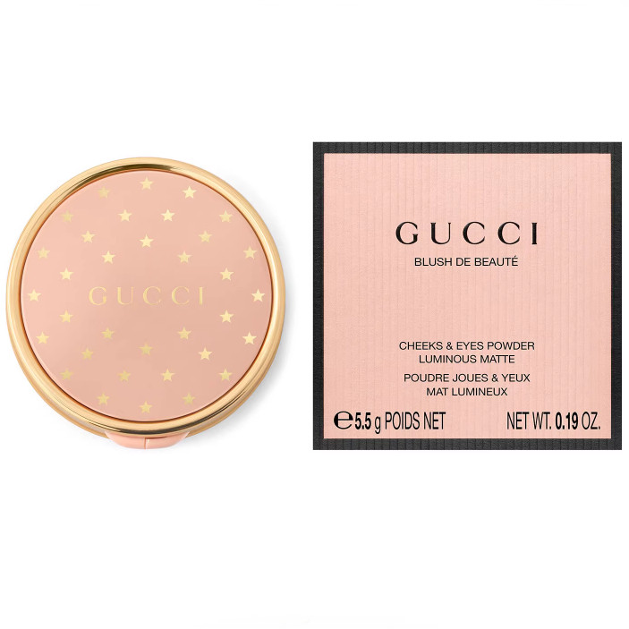 Gucci บลัชออนปัดแก้ม เนื้อฝุ่น ลายดาว สไตล์เรโทร 5.5 กรัม