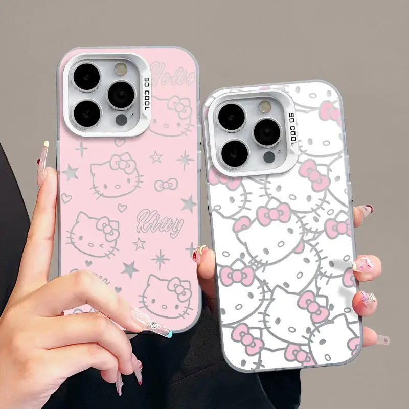 เคสโทรศัพท์มือถือแบบแข็ง กันกระแทก ลายการ์ตูนคิตตี้ ดาวน่ารัก สําหรับ Xiaomi Mi 14 13 12 12T 13T Pro Mi 11 Lite 5G NE Poco F5 X5 X6 M6 Pro