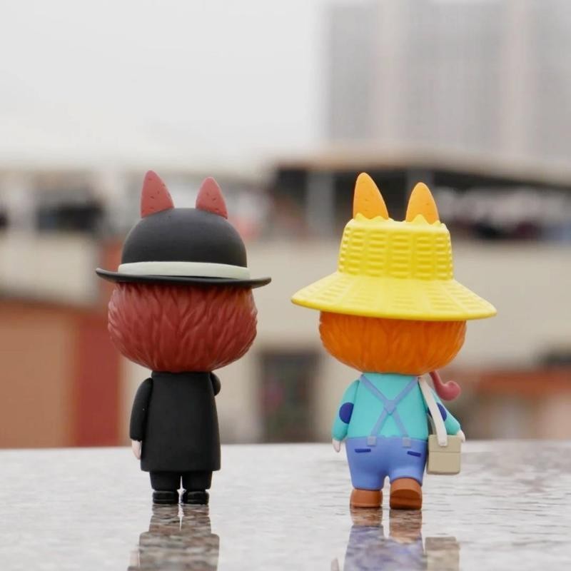 [ของแท้] POPMART Labubu ART Gallery กล่องปริศนา ของเล่น สร้างสรรค์ น่ารัก คู่รัก ของขวัญวันเกิด