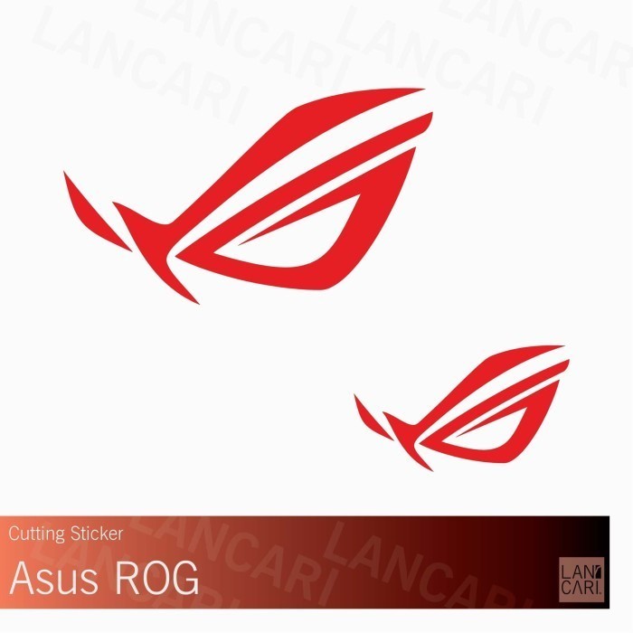 Asus ROG Cutting Macbook Laptop Vinyl Cut Sticker ORACAL Sticker