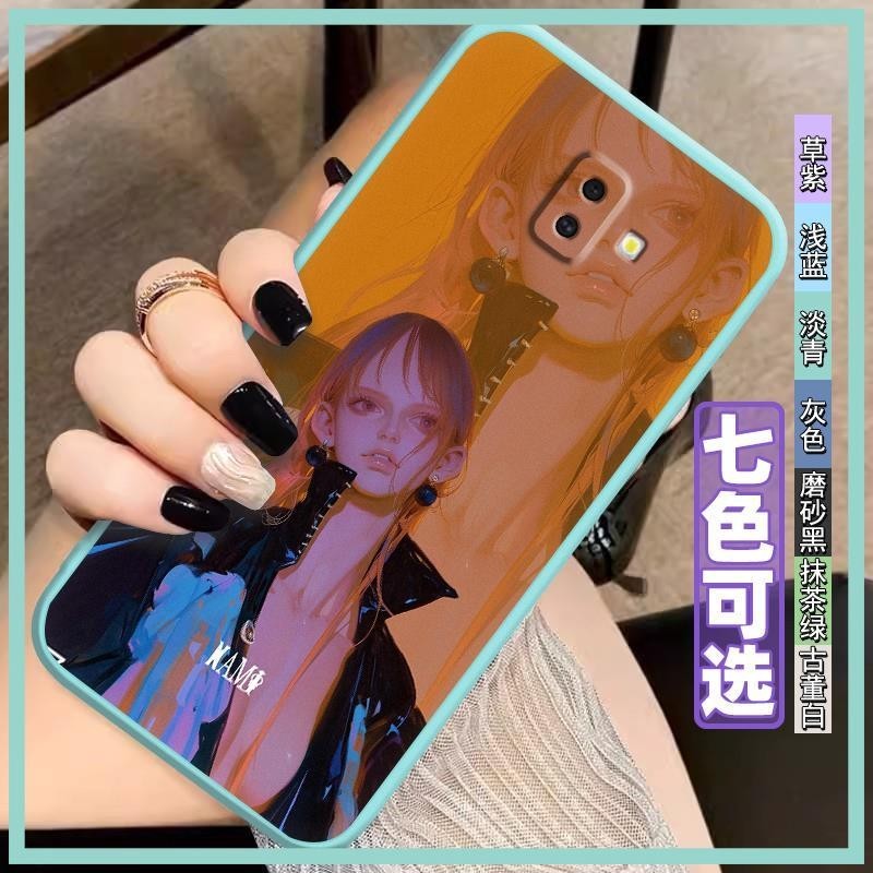 personalise Dirt-resistant Phone Case For Samsung Galaxy J6 Plus/J6 Prime/J610/J6+ customized Anime Girlfriend Funny