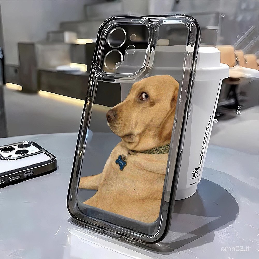 เคสโทรศัพท์มือถือใส แบบนิ่ม ลายลูกสุนัข กันกระแทก สําหรับ Apple iPhone 12promax A2412 12pro mxas 12pr0max 15 14 QFD1