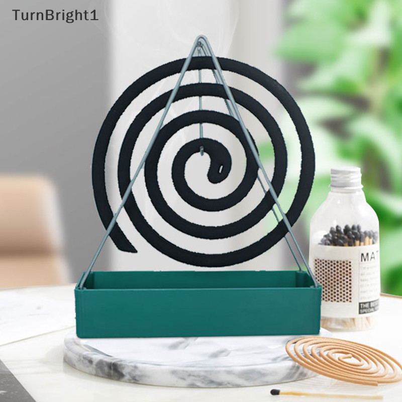 [TurnBright] กระถางธูปเหล็ก สไตล์โมเดิร์น สําหรับวางธูปไล่ยุง ใช้ในครัวเรือน ห้องนอน ระเบียง▽^*)