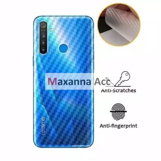[MAXNA] [ Huawei Nova 5T ] Garskin Carbon PRO 3D Clear Carbon Skin Back