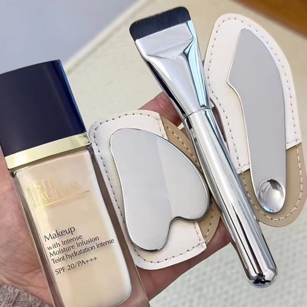 ใหม ่ สแตนเลส Foundation Spatula หน ้ ากากและครีมบํารุงรอบดวงตาช ้ อน Multi-functional Facial Scraping โลหะความงาม & Skin Care เครื ่ องมือ