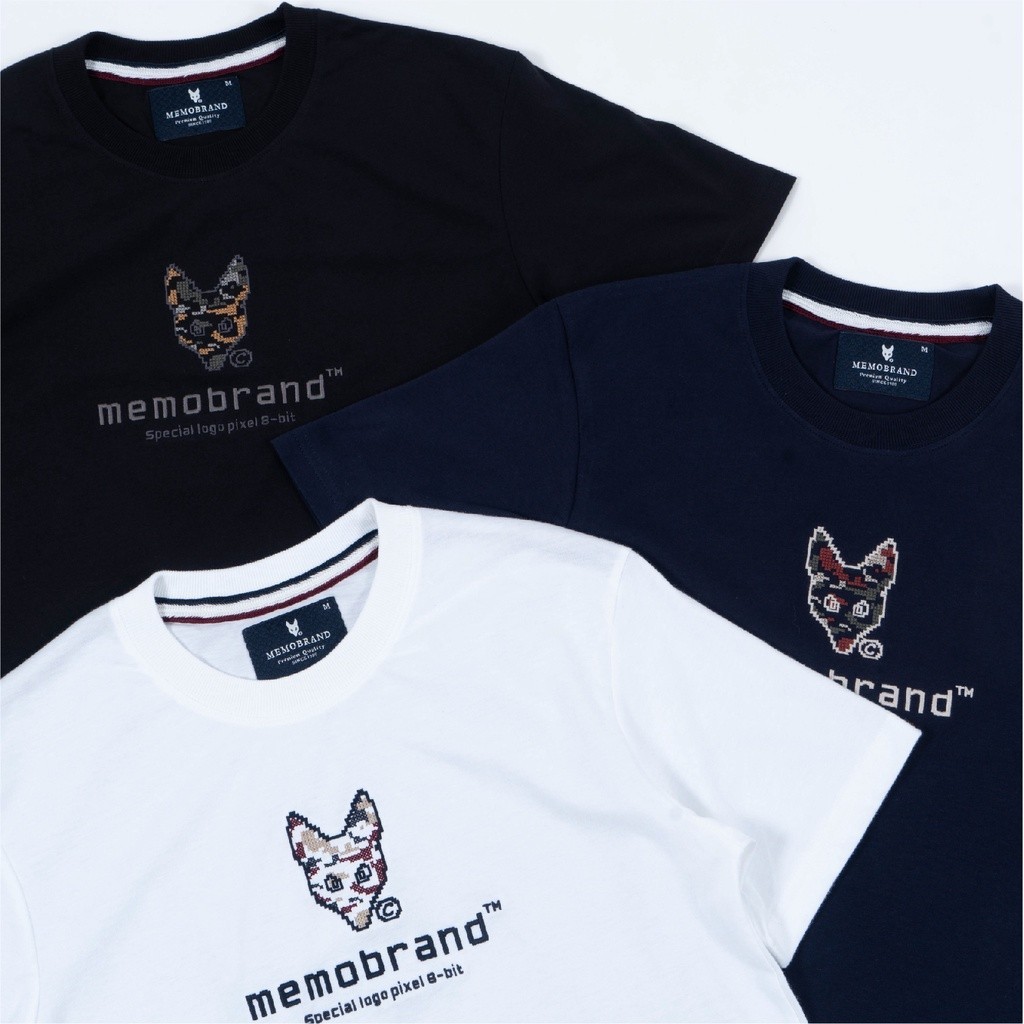 [100%cotton] S-5XL เสื้อยืดคุณภาพดี Best Sellerเสื้อยืด Memo ผ้า Supersoft Premium