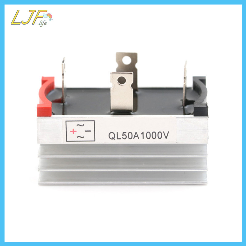 Ljf ฐานฮีทซิงค ์ อลูมิเนียม Single Phase Bridge Rectifier ไดโอด 50A 1000V TH