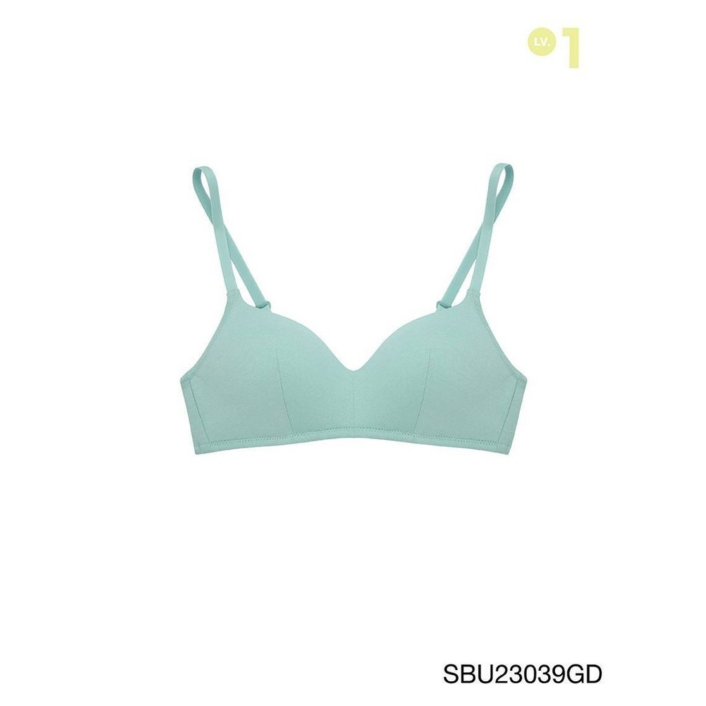 SABINA | Pretty Perfect เสื้อชั้นในไร้โครง รหัส SBU23039GD สีเขียวเข้ม