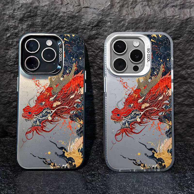 เคสไอโฟน ปีมังกรจีน  for iphone 15 14 13 12 11 pro max โปร แม็กซ์#6