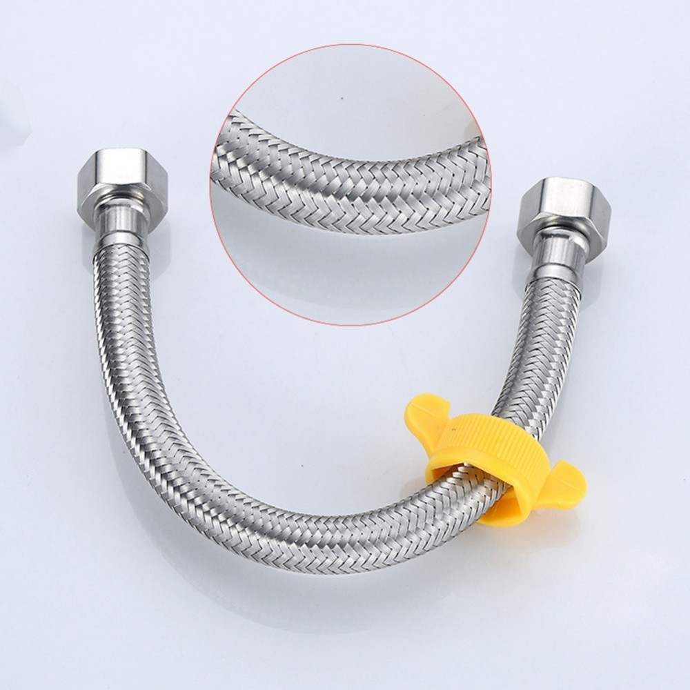 Stainless Steel Soft Inlet Hose Pipe Cold Hot for Water Heater Basin Faucet