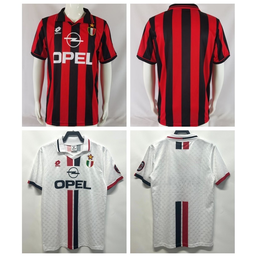 96-97ac Milan Home/Away เสื ้ อฟุตบอล