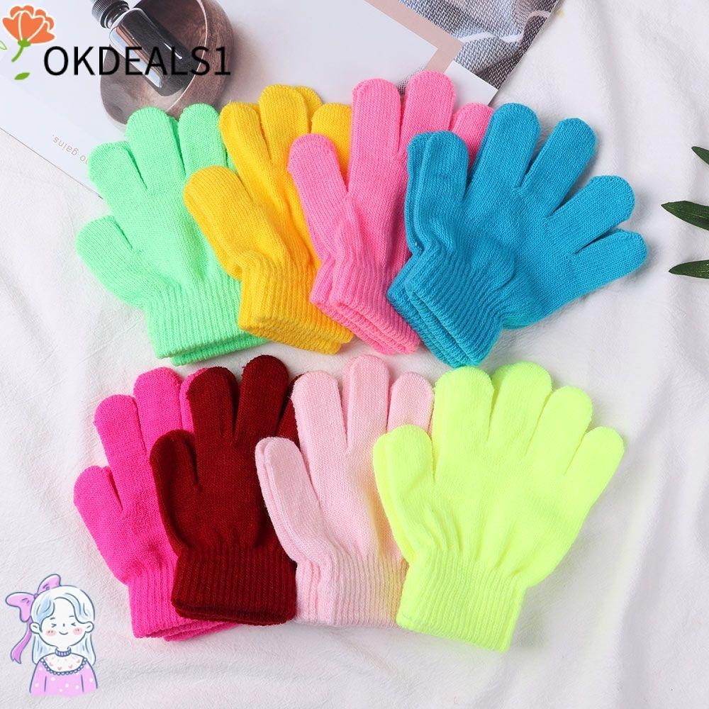 Dealshop ถุงมือฤดูหนาว เด็กผู้หญิง เด็กผู้ชาย เด็กผู้ชาย