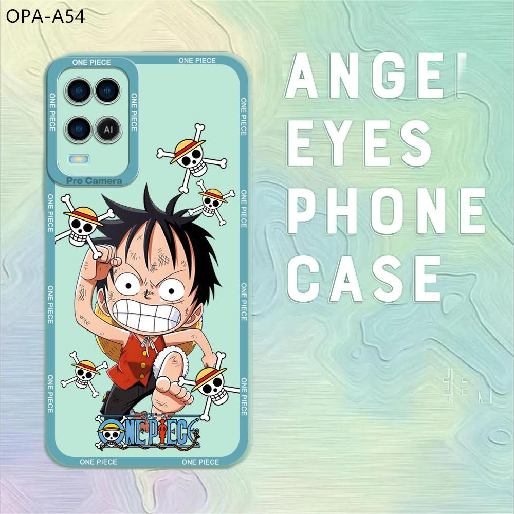 Oppo A54 เคสออปโป้ สำหรับ Cartoon Straw Hat Boy เคสโทรศัพท์ Angel Eyes