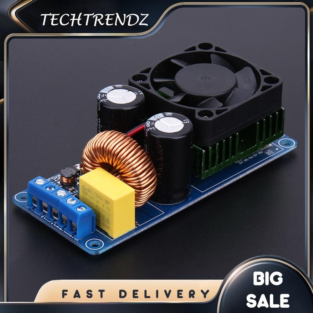 [techtrendz.th ] Irs2092s 500W Mono Channel Digital Amplifier Class D HIFI Power Amp Board