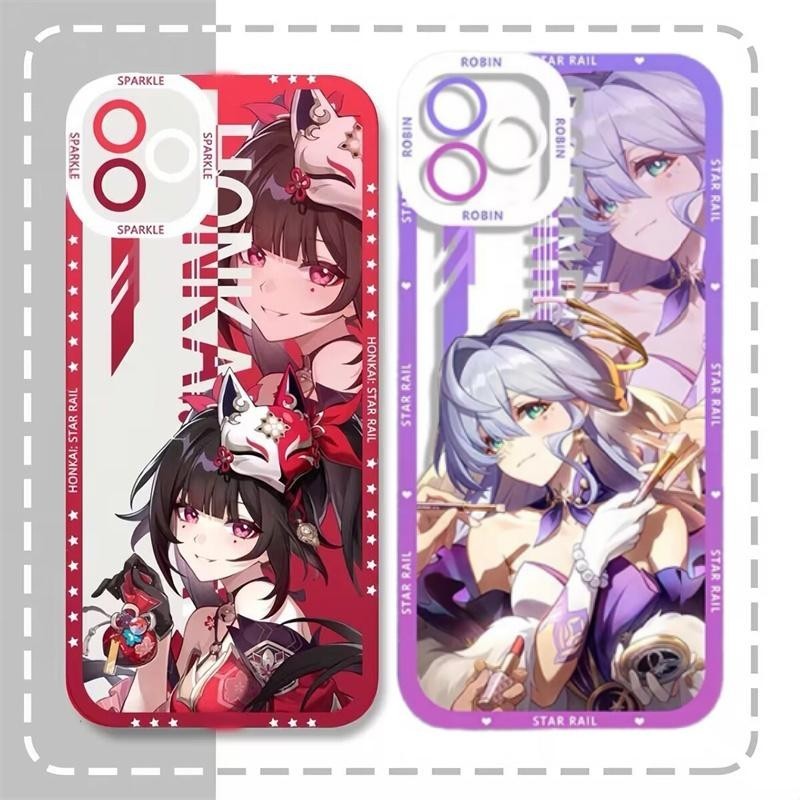 Honkai Star Rail Sparkle Robin Case สําหรับ VIVO Y03 Y20 Y20i Y21 Y21S Y12A Y21T Y33T Y17 Y15S Y17S Y15A Y01 Y02 Y11 Y12 Y36 Y27 V29 V35S Y23 V33 V19 V25S Y35S Y35S Y25S Y35S Y27 V19