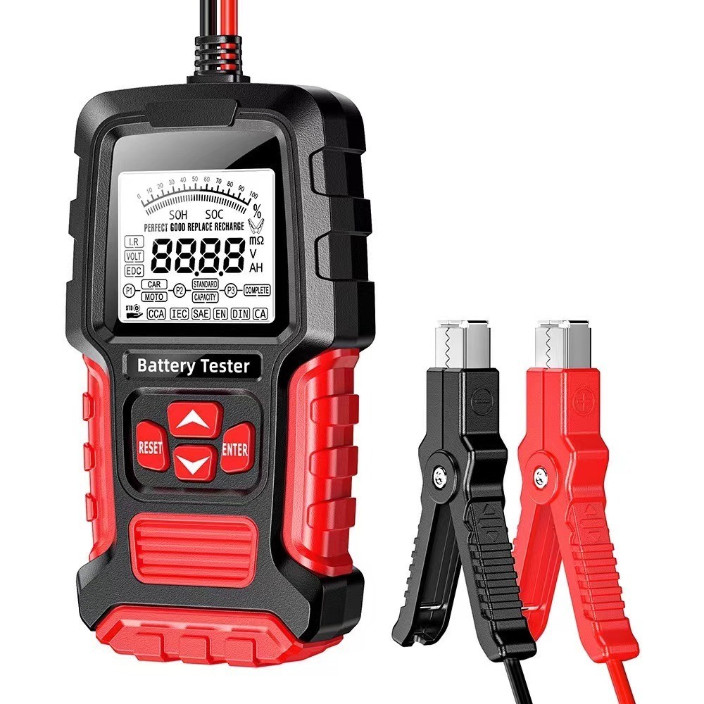 FOXSUR FBT-300 12V 24V โหลดการชาร์จเครื่องวิเคราะห์เครื่องทดสอบแบตเตอรี่รถยนต์ยานยนต์