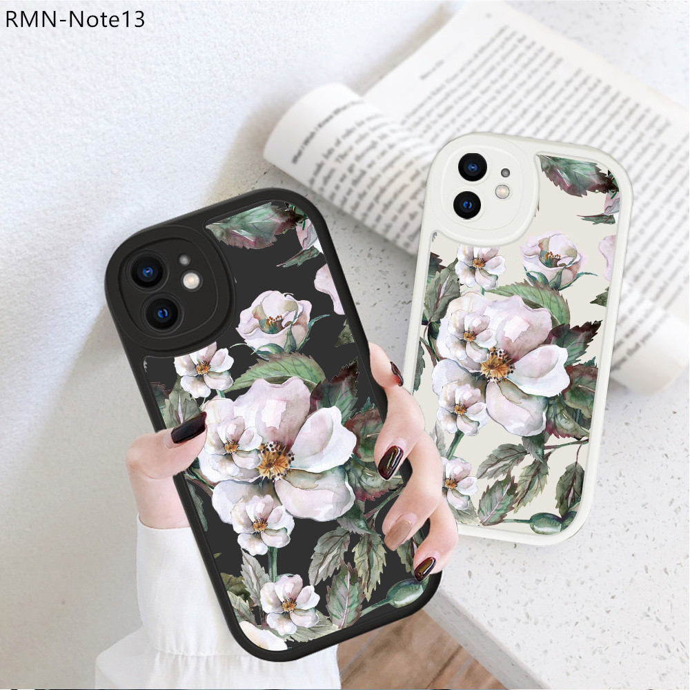 Compitable For Xiaomi Redmi Note 9A 10 10S 13 13C 13T 11T 10T Poco M5S C65 X6 Mi Pro Plus 5G Flower เคสเสี่ยวมี่ เคส