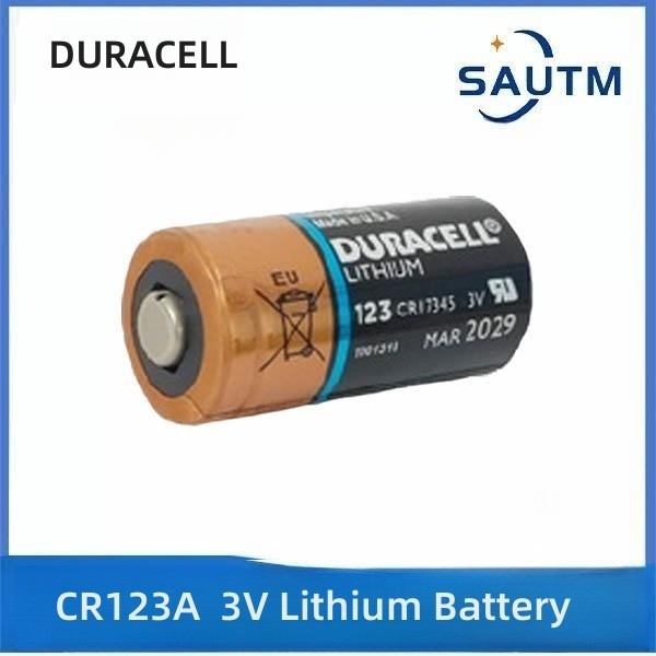 Duracell CR123A CR123 123A 123 CR17345 แบตเตอรี ่ ลิเธียม 3V สําหรับกล ้ อง Doorbell