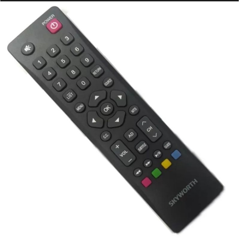 Skyworth รีโมททีวีพื้นฐานดั้งเดิม 539C-2602JB-W060