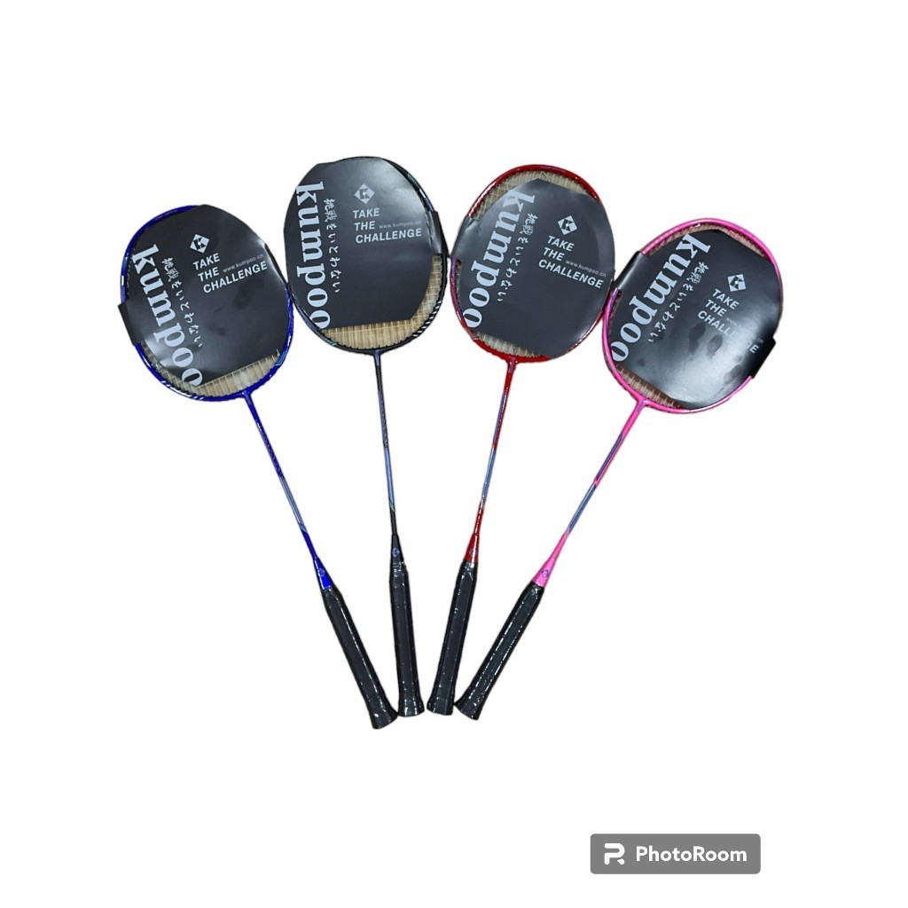 ไม้แบดมินตัน Kumpoo k520s pro ไม้แบดมินตันราคาถูก มีหลายสี พร้อมโครงคาร์บอน แถมกระเป๋า กริป