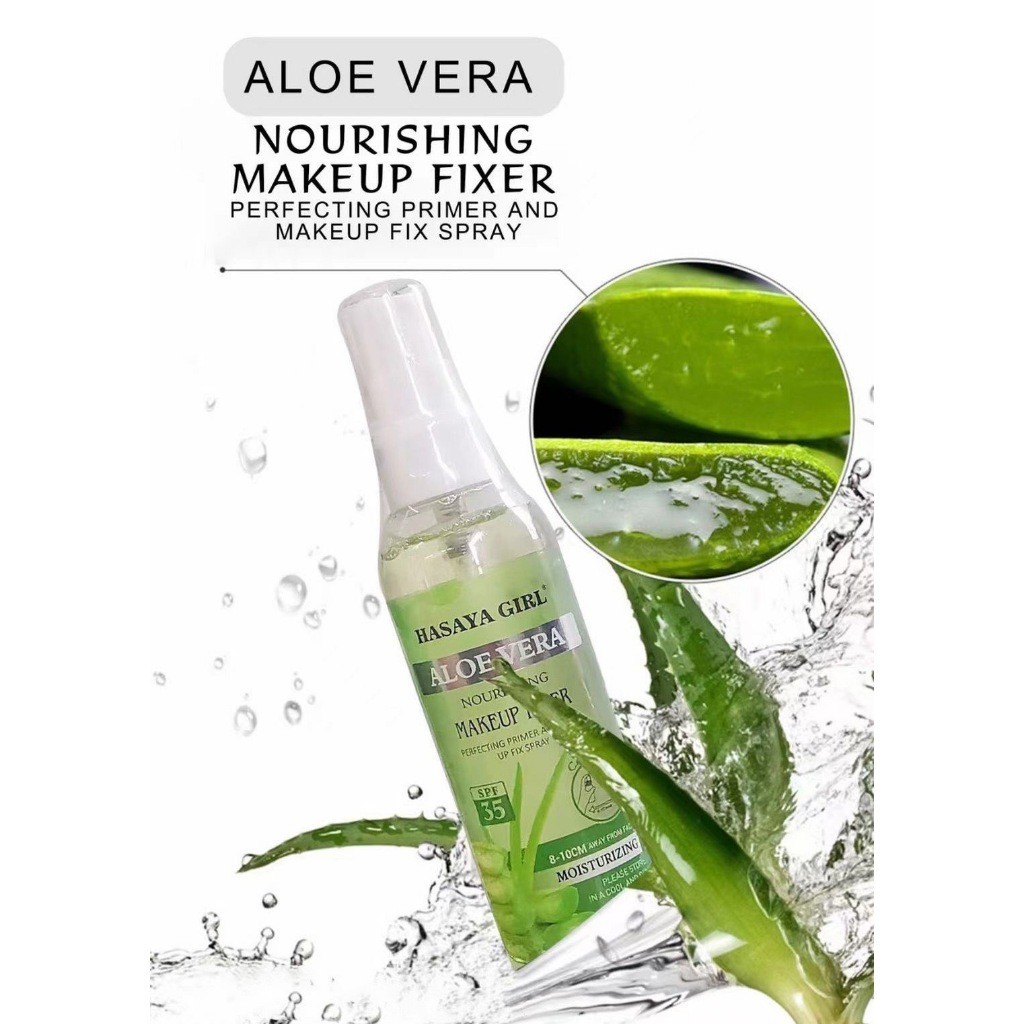 ของแท้ HASAYA GIRL Aloe Vera Makeup Fix Spray สเปรย์ล็อกเครื่องสำอางว่านหางฯ ติดทน ตลอดวัน