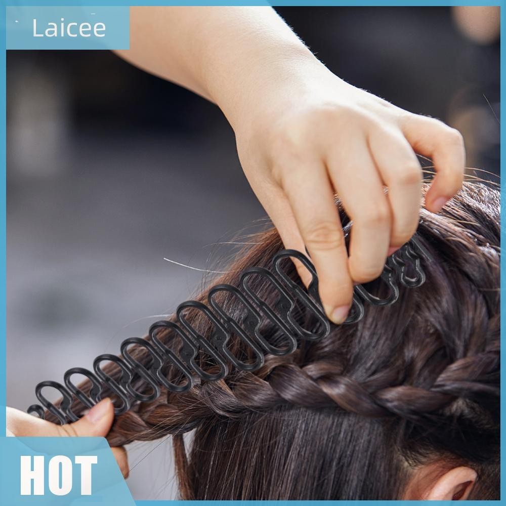 [Laiicee.th ] Diy ผู ้ หญิงผม Braiding เครื ่ องมือสาว Centipede Braider Magic Hair Twist เครื ่ องมือ