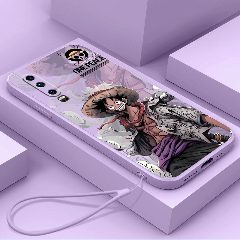 ปลอก Huawei P30 LITE P30 PRO P30 P20 P20 Pro P20 Lite เคสโทรศัพท์การ์ตูนอะนิเมะ ONE PIECE ความงามซิลิโคน TPU Soft Shell ดีไซน์ใหม่กันกระแทกพร้อมเชือกเส้นเล็ก - รูปที่ 3
