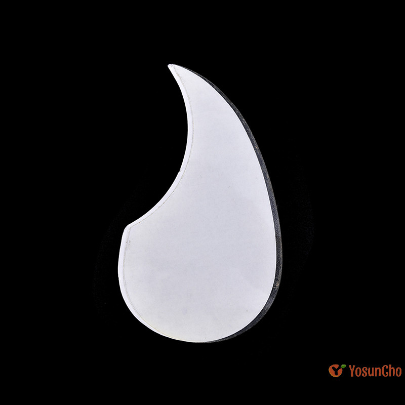 Yosunchoker] 1 ชิ้นโปร่งใสหยด Shell Self-ing Pickguard สําหรับกีตาร์โปร่ง กีต้าร์โปร่งโปร่งใส Pickguard Droples Shell Self-กาว Pick Guard PVC ปกป้อง Cla ของคุณ