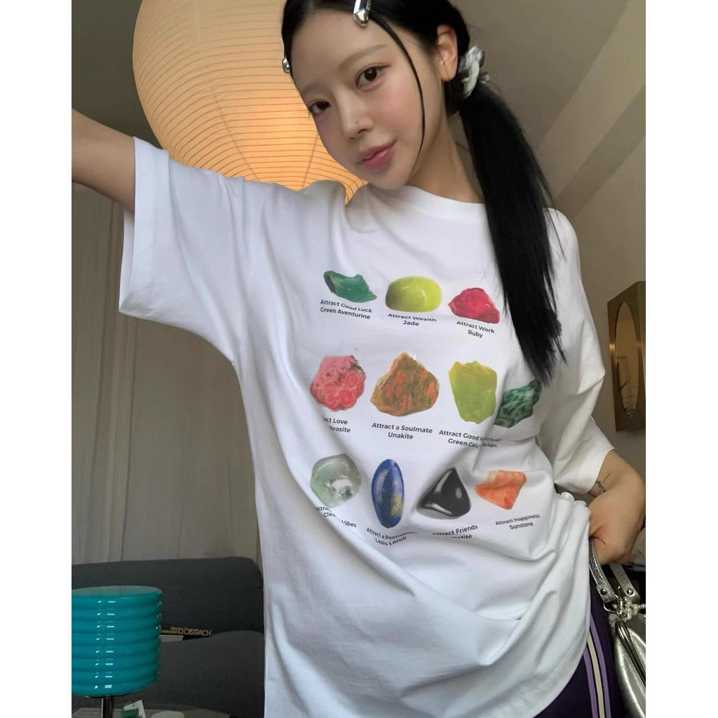 (จัดส่งตลอด 24 ชั่วโมง）OOOK Official เสื้อยืดผ้าคอตตอน comfy cotton 100% อก 40"