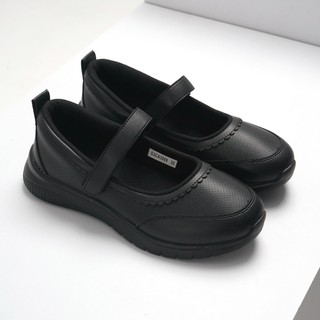 Gabino Sepatu Sekolah Anak Perempuan Slip On Caith Black - G3CA3009