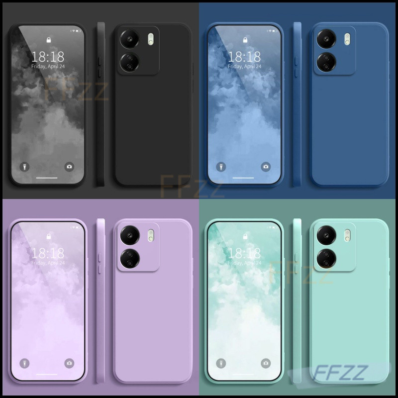 เคส Redmi 13C/12C/9/9C/10A/9T/8A Macaron สีทึบเคสป ้ องกันเลนส ์ ป ้ องกันรอยขีดข ่ วน 3BYT