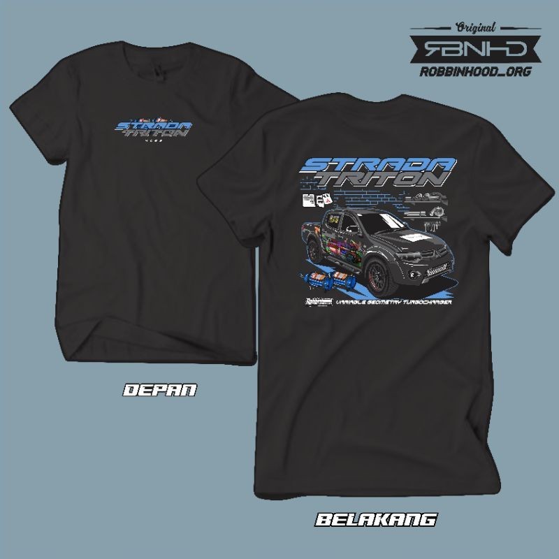 2024 เสื้อยืดผ้าฝ้าย  เสื้อยืด STRADA TRITON VGT 4D56 4X4 ห้องโดยสารคู่