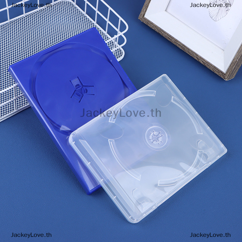 Jackeylovezz 1 PC CD เกมกรณีป้องกันกล่องสําหรับ PS2 PS3 เกมผู้ถือดิสก์ CD DVD แผ่นกล่องเก็บสําหรับ PS2 PS3 เกมดิสก์กรณี TH