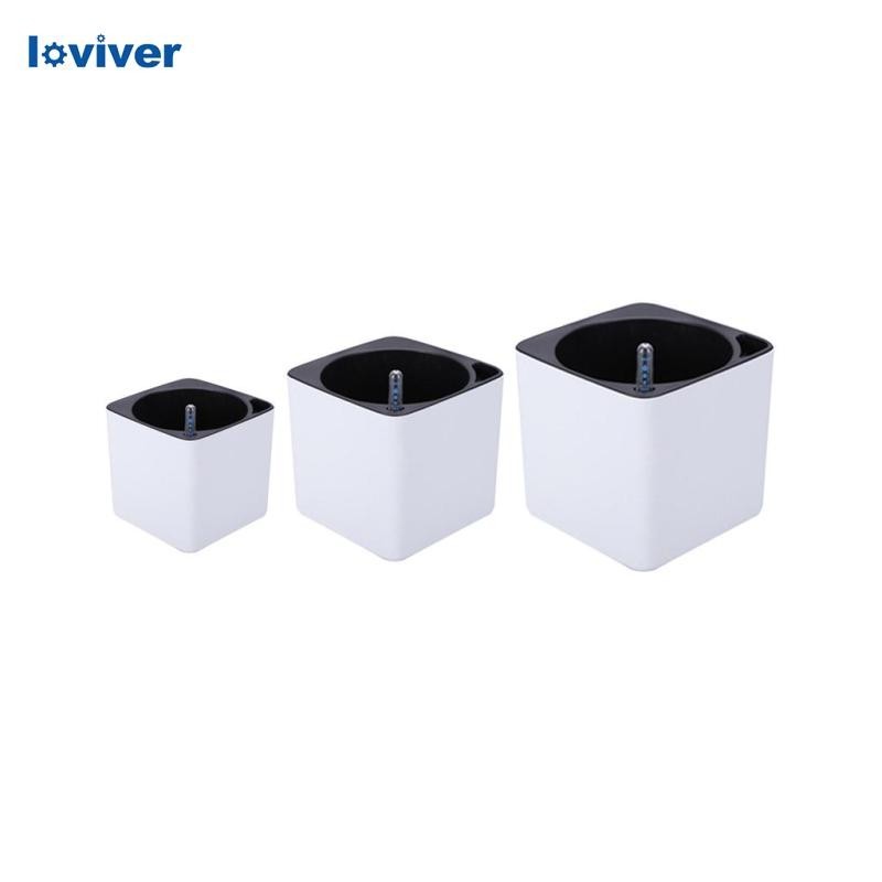 [Loviver] เครื่องชาวไร่หม้อรดน้ําทรงสี่เหลี่ยมพร้อมมาตรวัดน้ํา