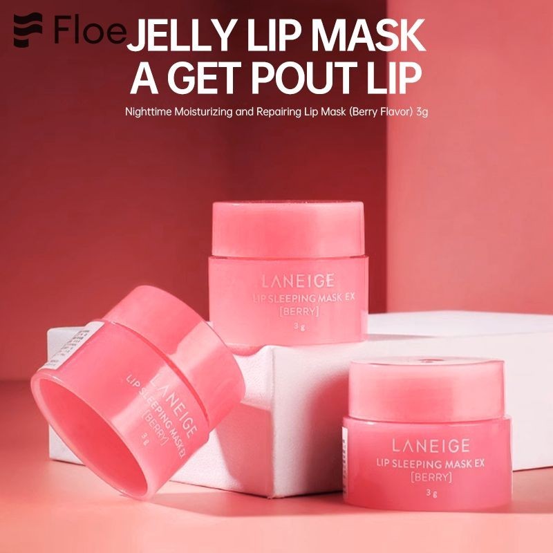 LANEIGE Lip Sleeping ลิปมาส์กปาก กลิ่นเบอร์รี่ Mask Berry มาสก์ปากสูตรเนียนนุ่ม 3 กรัม