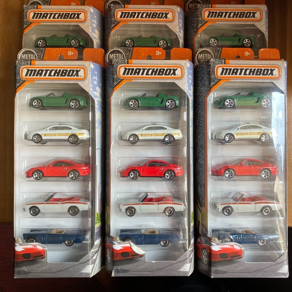 Mattel Matchbox Matchbox Matchbox C1817 Five-Pack Opal Supercar, Fu