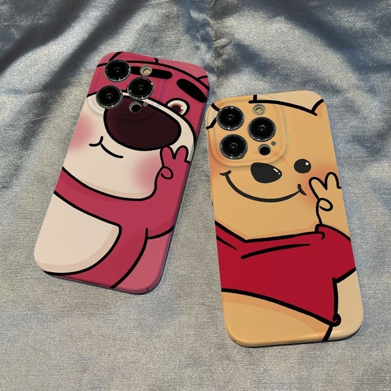 วินนี่เดอะพูห์หมีน่ารักโทรศัพท์HardcaseสําหรับOPPO Realme3 5 5I 5S 6I 6S 6PRO 7I C17 8 4G 8PRO 9ProP