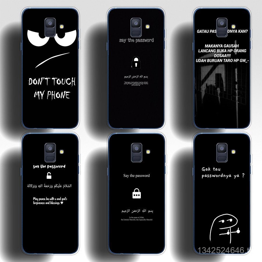 เหมาะสําหรับ Samsung Galaxy A8 plus 2018 A6 2018 plus เคสโทรศัพท์ TPU soft shell ปุ่มเคลือบด้วยไฟฟ้านุ่มกันกระแทกเปลือกป้องกัน