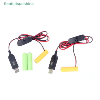 Seaf> อะแดปเตอร์ Dummy สายไฟ USB เปลี่ยนสําหรับรีโมทกล้องของเล่น LED Strip ได้ดี