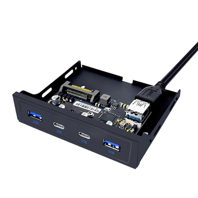 Bt 19 20Pin USB แผงด้านหน้าความเร็วอย่างรวดเร็วสําหรับเดสก์ท็อป PC 3 5 นิ้ว Floppy Drive Bay