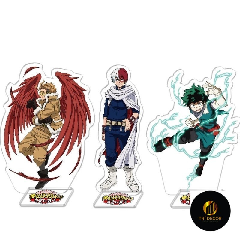 Standee รุ่น My Hero Academia Deku Might Shigaraki Tomura Bakugo Shoto 2 Study มุมอุปกรณ์ตกแต่งโต๊ะทํางาน