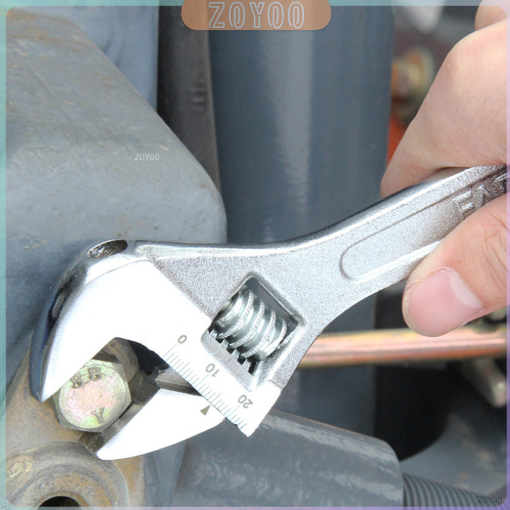 ZY ประแจปากเลื่อน  ขนาด 10 นิ้ว 250 มม กุญแจเลื่อนปากเลื่อน  Adjustable Wrench