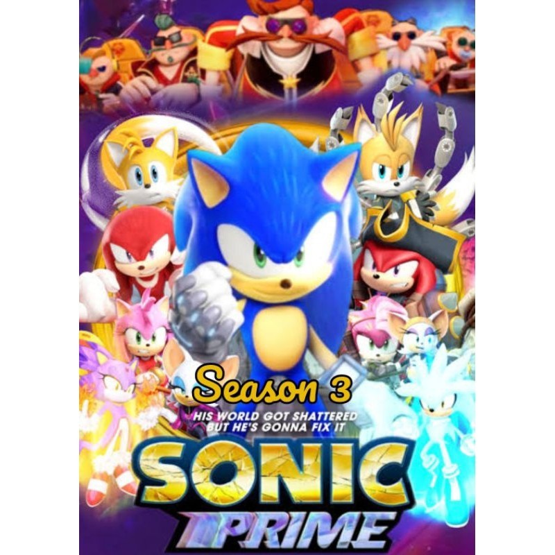 SONIC PRIME SEASON 3 ANIMATED DVD (2024)