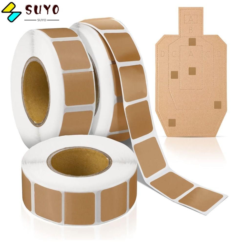 สติ๊กเกอร์เป้าหมาย SUYO แปะเป้าสี่เหลี่ยม คุณภาพสูง สําหรับฉลากยิงกาวในตัว ระยะไกลและสั้น