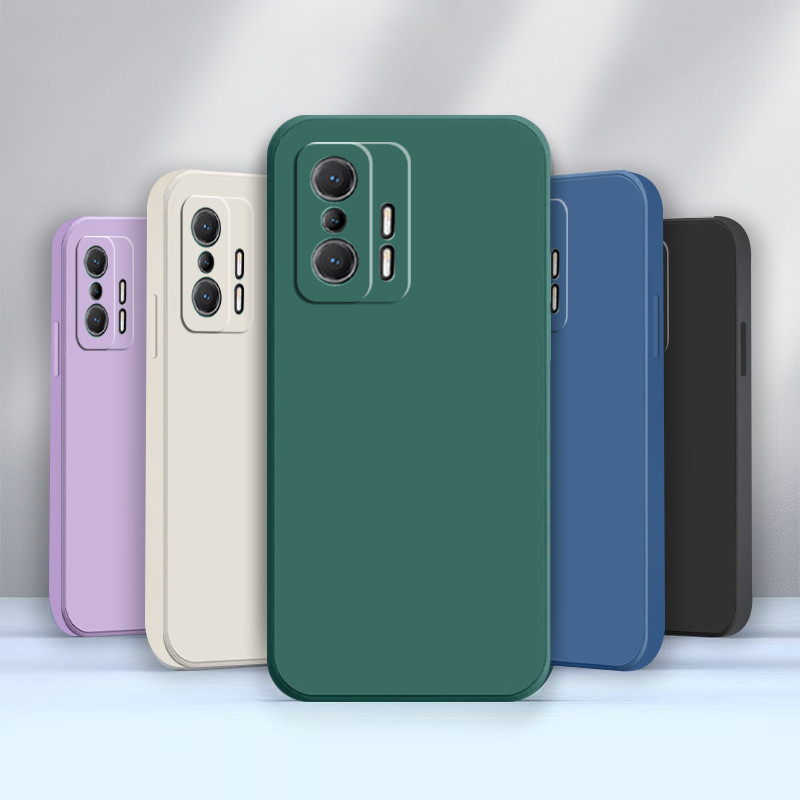 เคส Xiaomi 11T Xiaomi 11T PRO ซิลิโคนเหลวยางธรรมดา Fundas Protector ฝาครอบเคสโทรศัพท์ TPU U8K