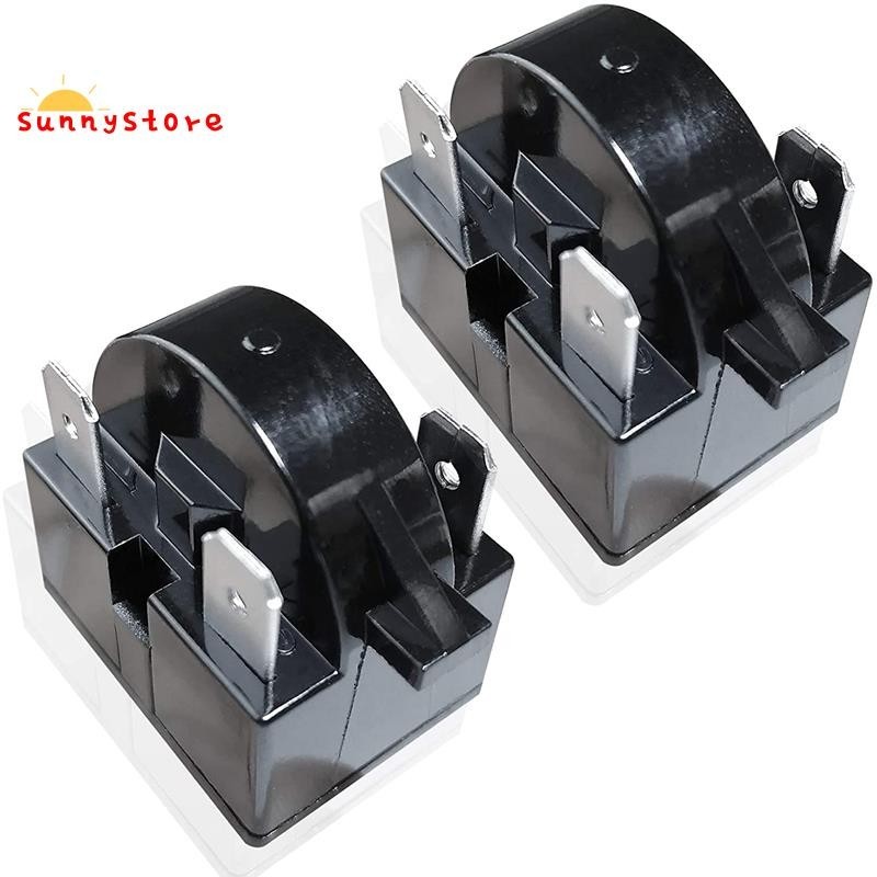 [sunnystore]ส่วนทดแทน 3 ขา QP2-4.7/ QP2-4R7 4.7 Ohm ตู้เย็น PTC Start/ รีเลย์สําหรับตู้เย็นขนาดเล็กส