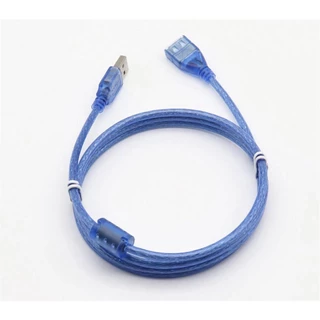 สายUSBต่อยาว V2.0 สีฟ้าใส สินค้ายอดนิยม สายคุณภาพดี USB 2.0 M/F ต่อเพิ่มความยาว USB EXTENSION CABLE
