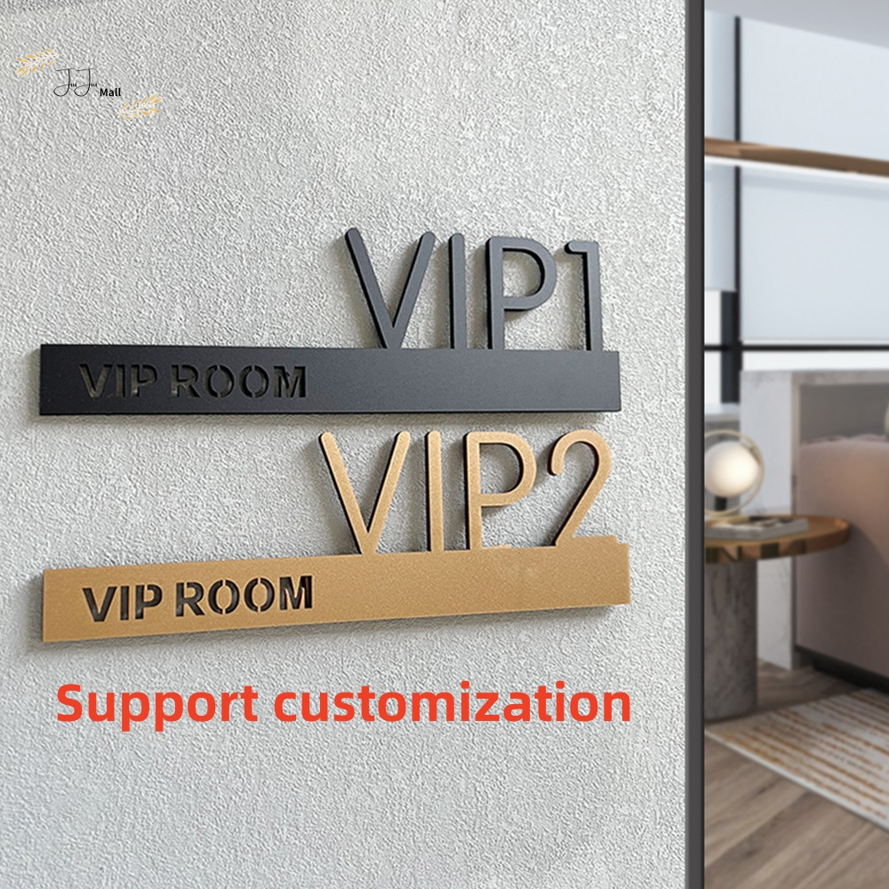 JiuHome number VIP Wall Room dressing กล่องโรงแรมโรงแรมโรงแรม ป้ายห้องหรูหรา custom beauty salon บริษัทอะคริลิคการปรับแต่ง