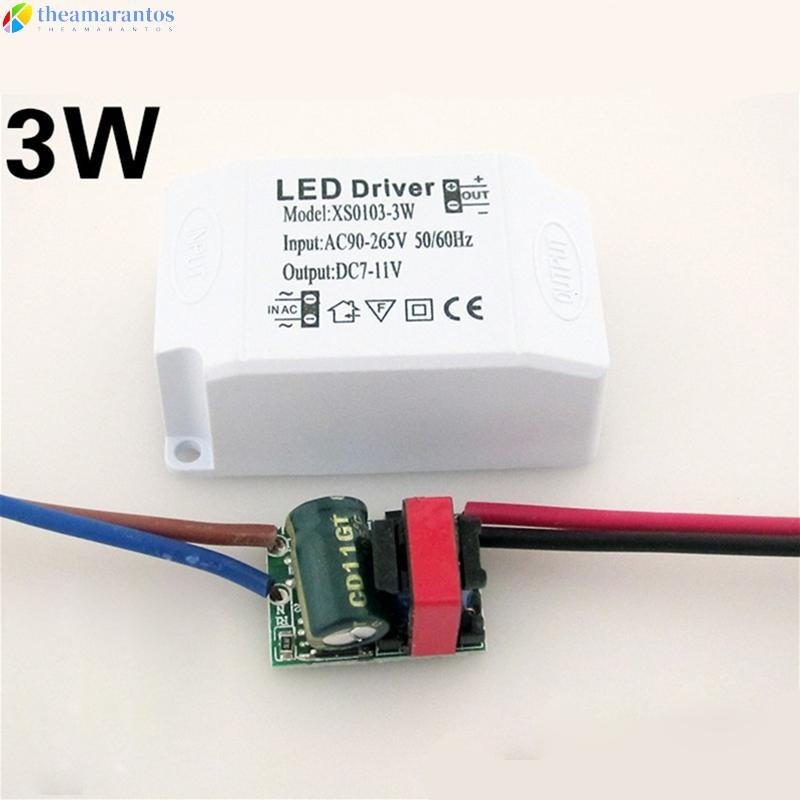 1 * 90-265V 3W-24W LED Driver Power Supply Adapter Transformer สําหรับไฟ LED