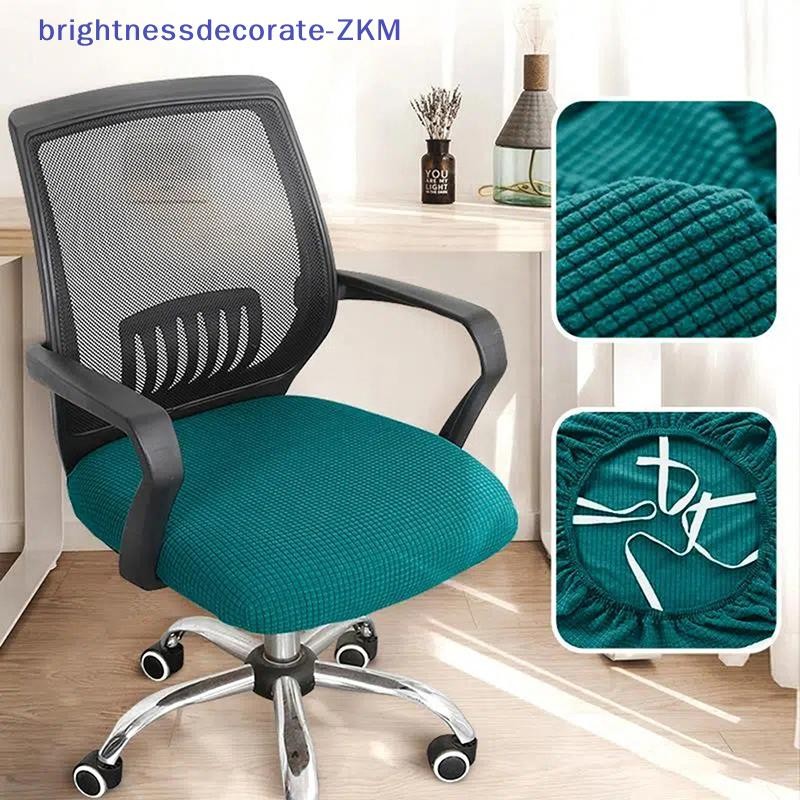 [brightnessdecorate] Gamer Chair Cover Spandex Elasticity Office Stretch Computer Chair Cover Gaming